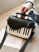 Sac Bandoulière Motif Touches De Piano