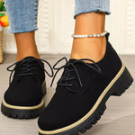 Mocassins À Lacets Plateforme