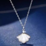 Collier Coquillage Zircon Argent 925