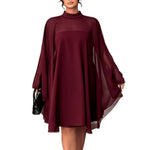 Ensemble Deux Pièces Femme Grande Taille : Blouse Col Rond & Robe Bustier