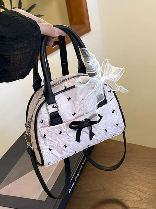 Sac Bandoulière Froncé Nœud