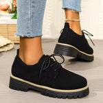 Mocassins À Lacets Plateforme