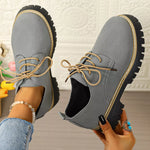 Mocassins À Lacets Plateforme