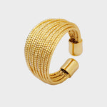 Bague Ouverte Acier Titane