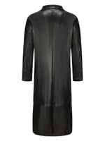 Veste Longue Boutonnée Manches Longues Homme