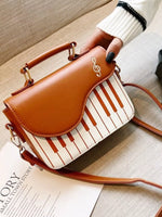 Sac Bandoulière Motif Touches De Piano
