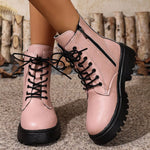 Bottines Style Rangers À Lacets