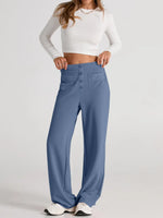 Pantalon Large Taille Haute