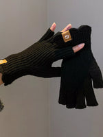 Gants Tricotés Sans Doigts