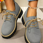 Mocassins À Lacets Plateforme