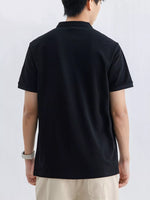 Haut Boutonné Manches Courtes Homme