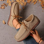 Mocassins Bout Rond À Lacets