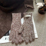 Gants Tricotés Doux Colorés