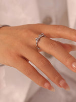Bague Nœud Acier Inoxydable