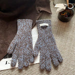 Gants Tricotés Doux Colorés