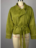 Veste Courte Manches Longues Taille Nouée