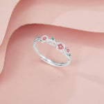 Bague Fleur Argent 925 - Pétales Ciselés