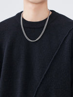 Pull Col Rond Oversize Homme
