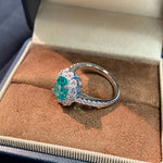 Bague Émeraude Argent 925