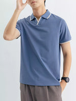 Polo Casual Coupe Slim Rayé Homme