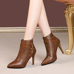 Bottines Bout Pointu Talon Aiguille