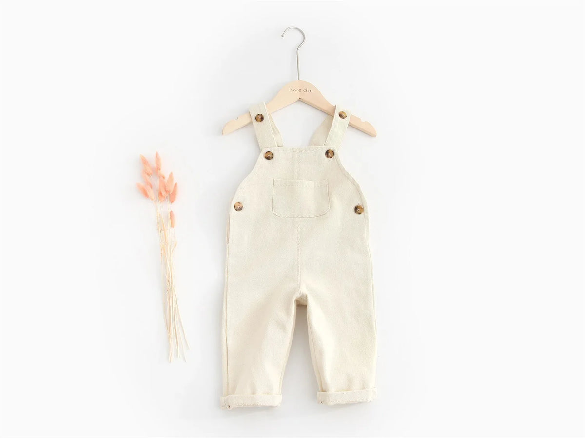 Baby Boy Solid Denim Overalls Child Jean Bib Pants Infant Jumpsuit Children'S Clothing Kids Overalls Autumn Girls Outfits