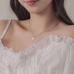 Collier Coquillage Zircon Argent 925
