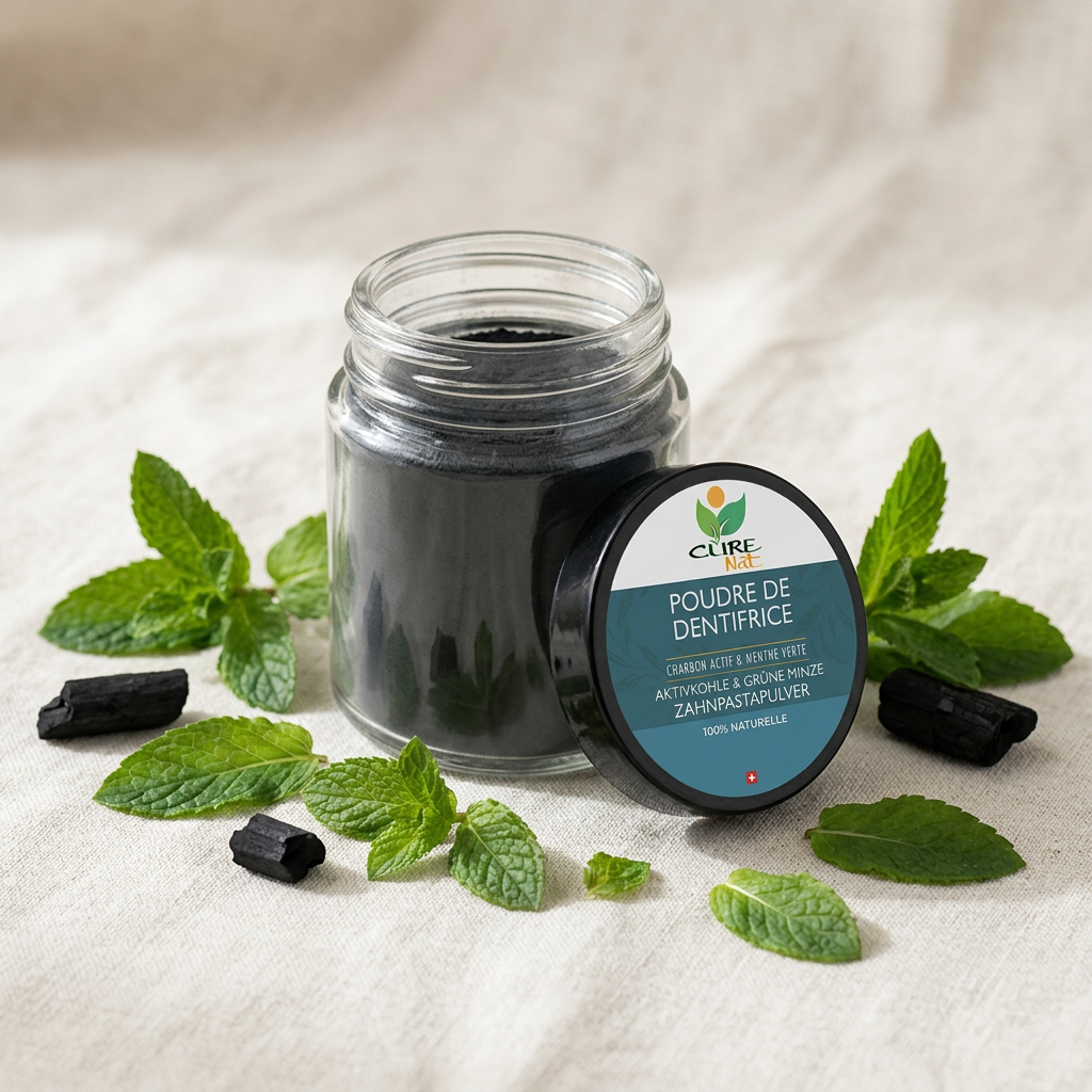 Dentifrice Blanchissant Menthe Verte et Charbon Actif