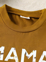 Ensemble T-Shirt " Mama's Boy " & Short Garçon