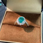 Bague Émeraude Argent 925