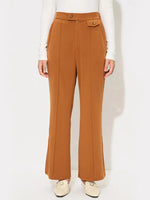 Fendu Pantalon Large Avec Poches