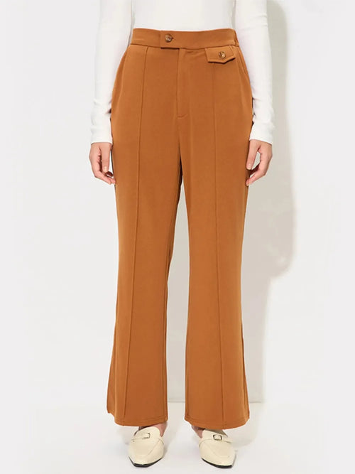 Fendu Pantalon Large Avec Poches