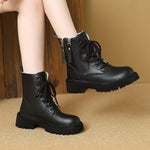 Bottines Style Rangers À Lacets