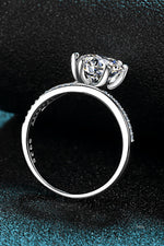 Bague Moissanite 3 Carats - Griffes 6 Points