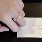 Bague Perle & Cristal