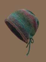 Bonnet Tricoté Coloré Tie-and-Dye