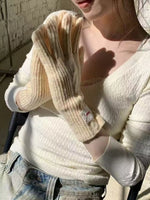 Gants Chauds Tricot Torsadé