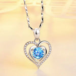 Collier Pendentif Cœur Argent 925