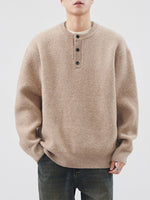 Pull Boutonné Bord-Côte Homme