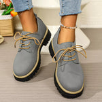 Mocassins À Lacets Plateforme