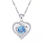 Collier Pendentif Cœur Argent 925