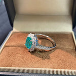 Bague Émeraude Argent 925