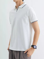 Polo Casual Coupe Slim Rayé Homme