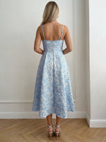 Robe Midi Évasée Texturée