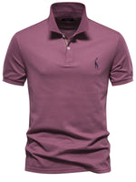 Polo Boutonné Manches Courtes Homme