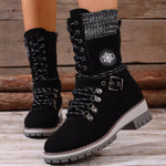 Bottines Style Rangers À Lacets