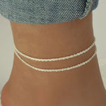 Bracelet de Cheville Argent 925