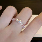 Bague Perle & Cristal