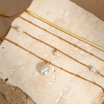 Collier 4 Rangs De Perles Plaqué Or 18K