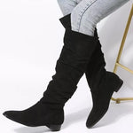 Bottes Souples Plissées Hautes